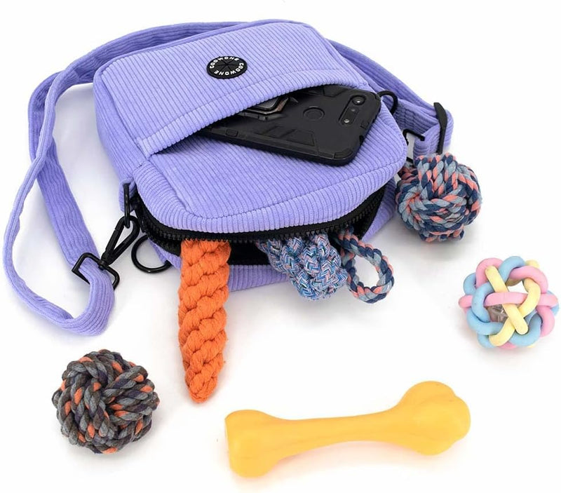COOWONE Hundeleckerli-Tasche Hundespaziergangstasche für Leckerlis, Knabbereien, Spielzeug, Weiche C