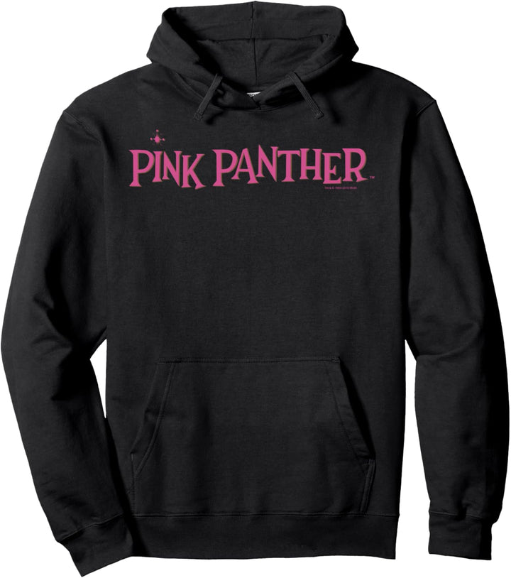 Pink Panther Pink Title Logo Pullover Hoodie
