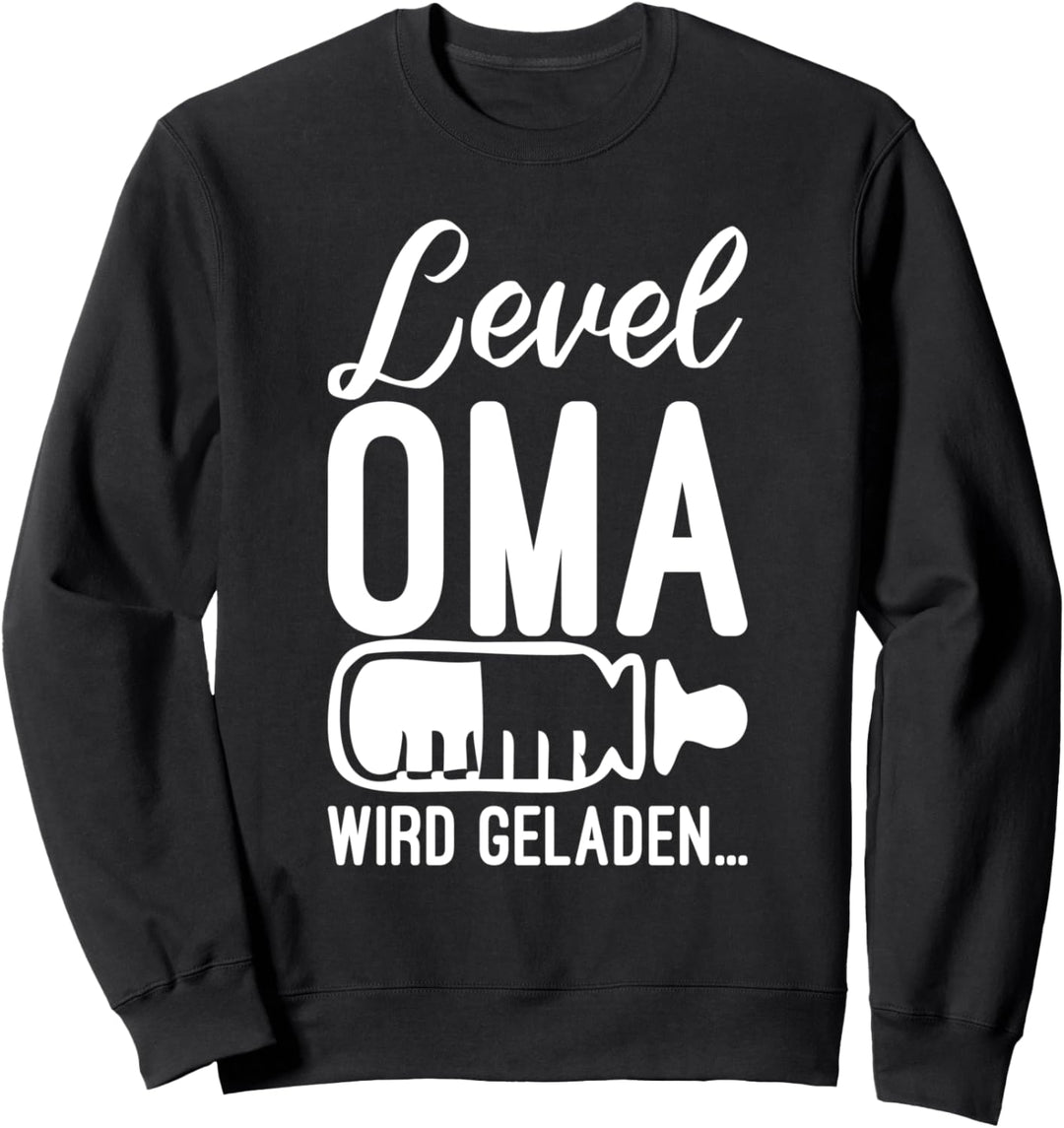 Level Oma wird geladen - Geschenk Geburt Baby Schwanger Sweatshirt