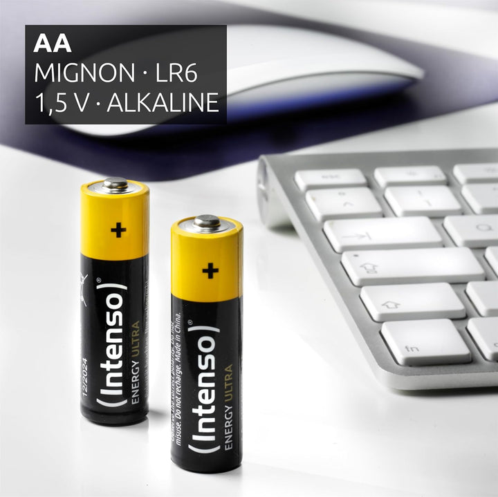 Intenso Energy Ultra AA Mignon LR6 Alkaline Batterien, 150er Pack, gelb-schwarz 150er - AA, 150er -