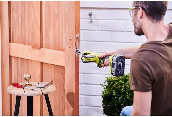 RYOBI 18 V ONE+ Akku-Bandfeile R18PF-0 (Bandlänge 457 mm, Schleifbreite 13 mm, manuelle Geschwindigk