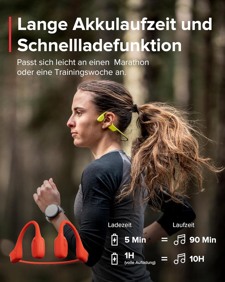 SUUNTO Sonic Knochenschall Kopfhörer, Open-Ear Bone Conduction Bluetooth Sport Kopfhörer, Verbessert