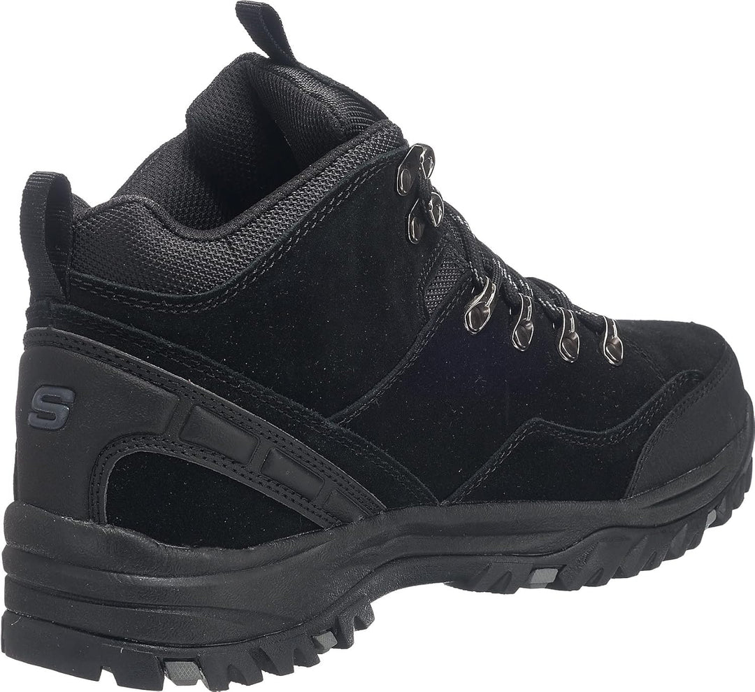 Skechers Herren Relment Pelmo64869 Stiefel 45 EU Black Suede, 45 EU Black Suede