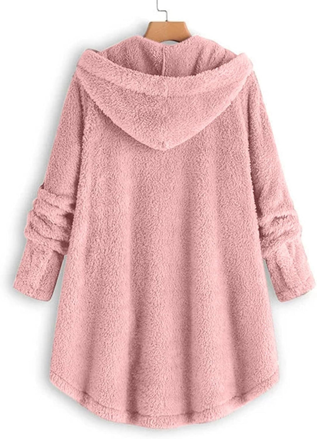 Ansenesna Teddyjacke Damen Mit Kapuze Winterjacke Damen Teddyfleece Warm Gefüttert Wintermantel Frau