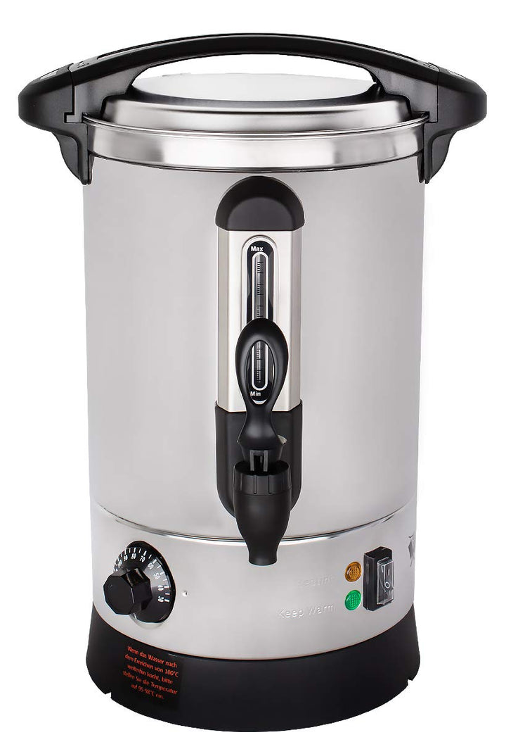 Beeketal 'BGWK5' Gastro Glühweinkocher 5 Liter Volumen mit Füllstandskala, Anit-Tropf Zapfhahn und s