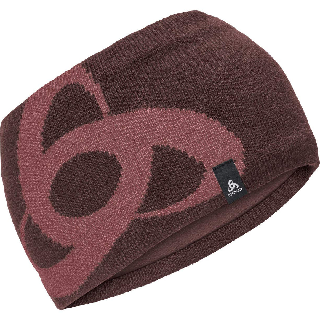 Odlo Herren Ceramiwarm Mid Gage Stirnband, Decadent Chocolate - roan Rouge, 777520