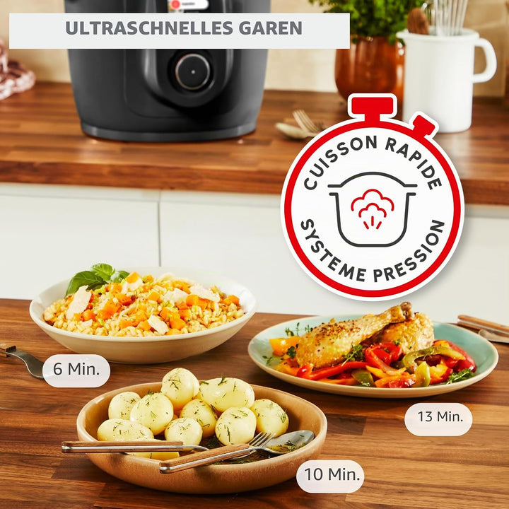 Moulinex Cookeo Wi-Fi 10-in-1 Multicooker 10-in-1 Multicooker 10 Kochmodi Druckkochen, detaillierte