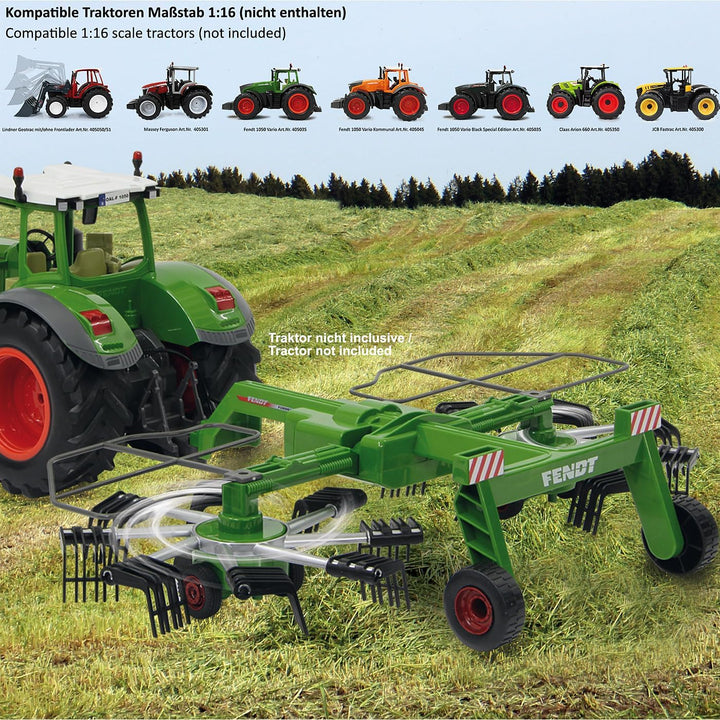 JAMARA 412589 - Fendt Former für RC Fendt Traktor 405035 - rotierende Zinken während des Fahrbetrieb
