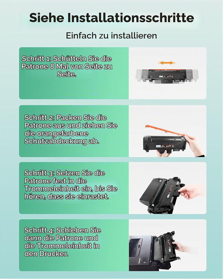 KEENKLE MLT-D116L Toner Schwarz, Kompatibler für Samsung Xpress M2675FN Toner M2885FW M2825ND M2625D