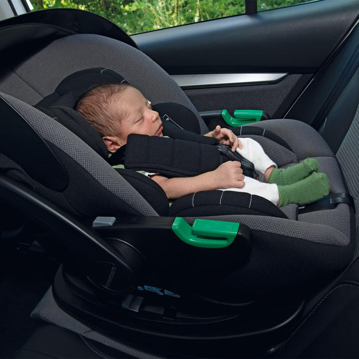 Foppapedretti Rek i-Size Babyschale, neigbar, Schwarz, schwarz