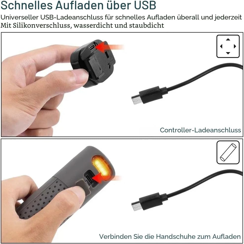 Lenkergriffe für Elektroroller mit linker und rechter Blinkerlampe für Xiaomi Pro 1S Pro 2 Mi3 Silik
