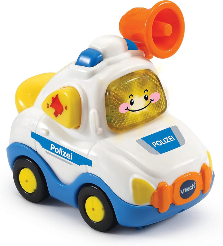 Vtech 80-524404 TUT TUT Baby Flitzer, Mehrfarbig & TUT TUT Baby Flitzer - Polizei – Spielzeugauto mi