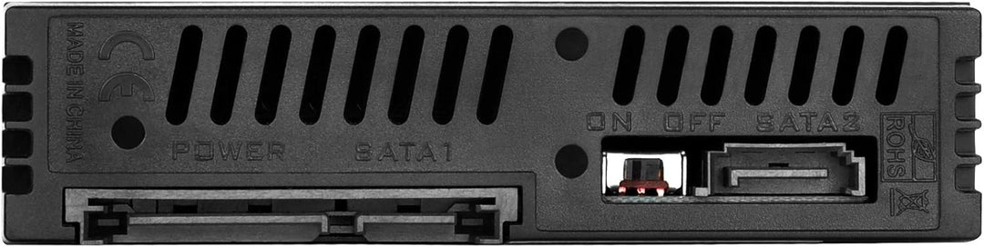 SilverStone 71093 SST-FS202B - trägerloser 3,5"Aluminium Hot Swap-Festplatten-Wechselrahmen für 2 x