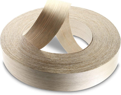 WordPress® 50 mm Eiche Echtholz Kantenumleimer mit Schmelzkleber – 50m Rolle – Einfache Anwendung zu