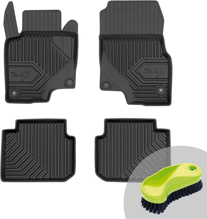 FROGUM No.77 Gummimatten Ganzjahresset von Auto Fussmatten Autofussmatten für Smart Forfour I 2004-2