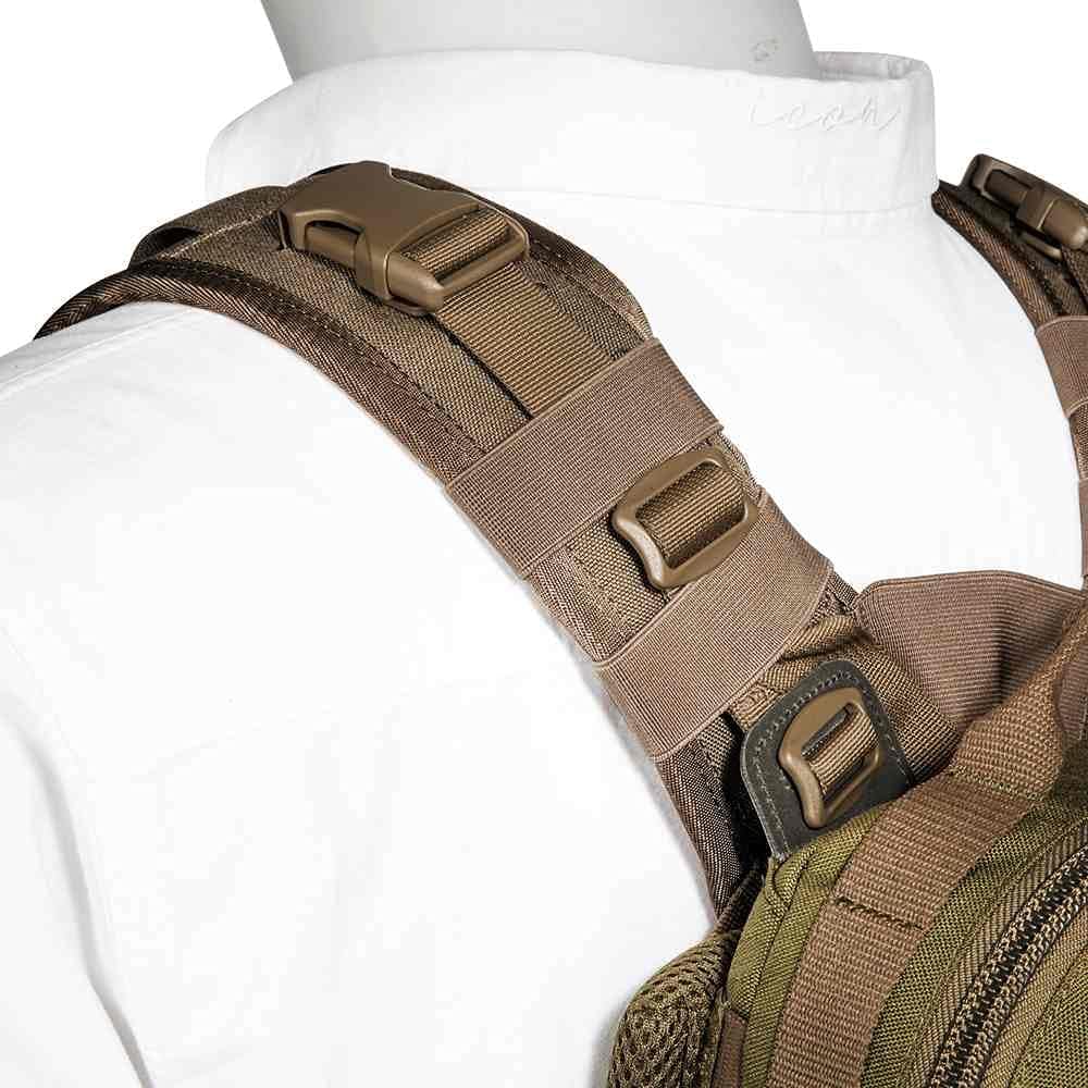 Tasmanian Tiger TT Rig Adapter Set für Verbindung von TT Assault Pack 12 Rucksack und TT Chest Rig M