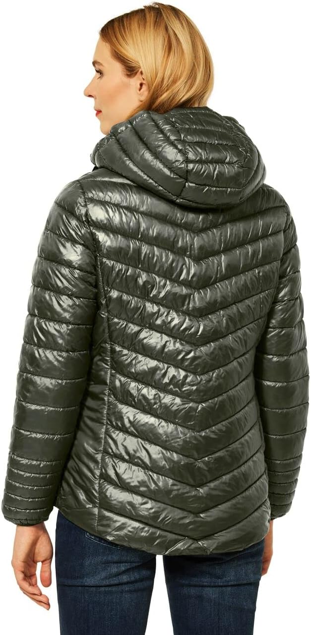 Street One Damen Steppjacke 34 Homey Green, 34 Homey Green