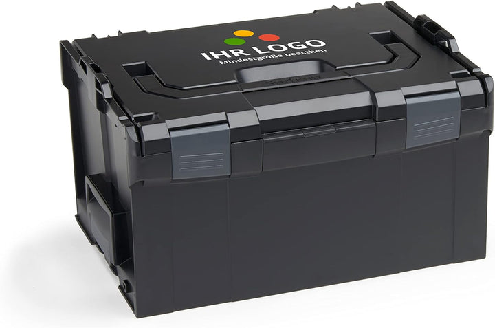 Bosch Sortimo L-BOXX Set Schwarz | Anpassbar mit Logo | L-BOXX 102, 238 &amp; LS-BOXX 306 inkl. i-BOXX,