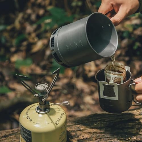 Fire-Maple Petrel G3 Campingtopf &amp; Neoprenhülle | Ultraleichter, mit Wärmetauscher, Aluminium-Topf f