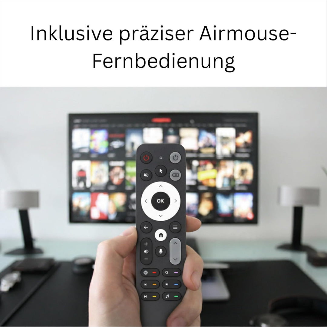 Orbsmart S89L Android 14 Mini PC | TV Box | 4K HDR | WiFi 6, Gigabit-LAN, USB 3.0 & Airmouse