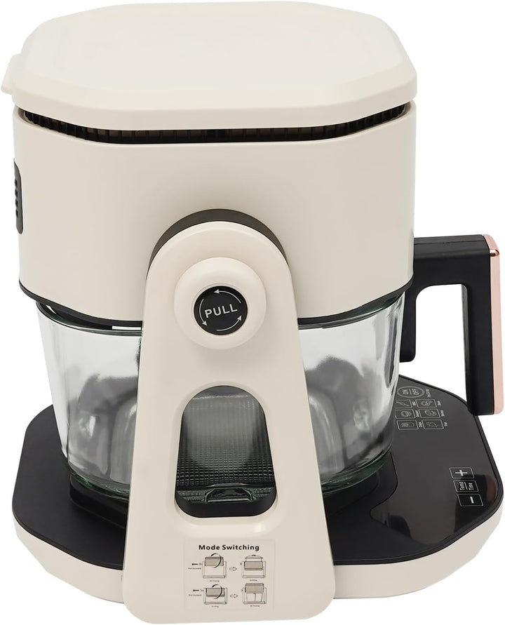 4.5L 1500W Heissluftfritteuse mit Sichtbarem Glas-Korb Multifunktionale Heissluftfritteuse mit Grill