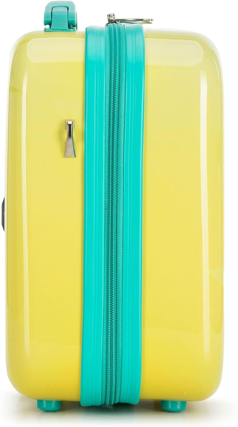 WITTCHEN Koffer Young-Kollektion ABS mit Polycarbonat Beschichtung und Teleskopgriff, Gelb
