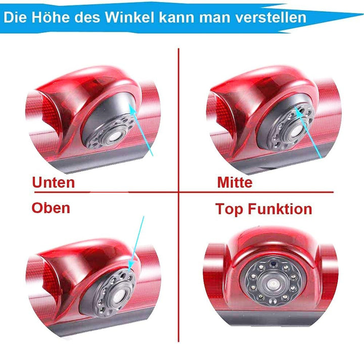 Auto Dritte Dach Top Mount Bremsleuchte Kamera Bremslicht Rückfahrkamera für Citroen Jumper/FIAT DUC