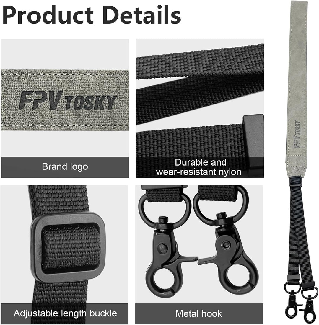 FPVtosky Gurt für DJI RC 2/RC Controller, Mini 5 pro /4 pro Umhängeband + 2 Steuerknüppel, Fernbedie