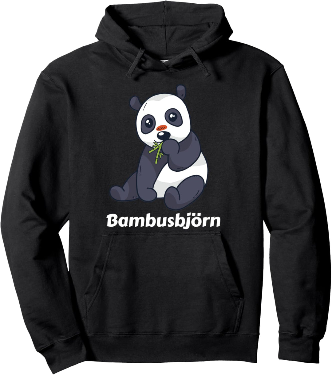 Bambusbjörn Panda Bär lustiger Spruch Pullover Hoodie