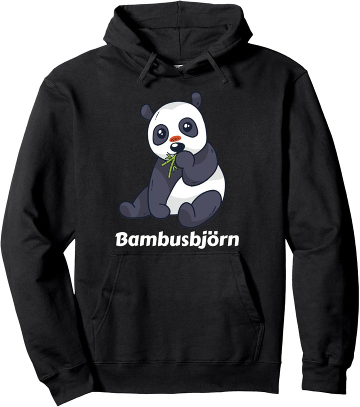 Bambusbjörn Panda Bär lustiger Spruch Pullover Hoodie