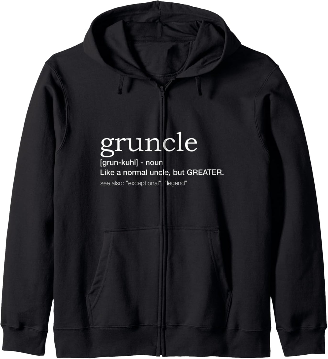 Lustiger Onkel Spruch Gruncle Kapuzenjacke