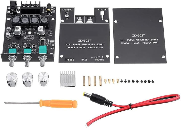 DollaTek TPA3116D2 2 * 50 W Bass AMP Bluetooth 5.0 Subwoofer-Verstärkerplatine 2,0-Kanal-Hochleistun