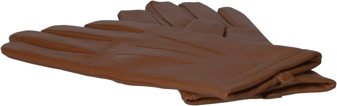 Seeberger Spencer Lederhandschuhe Handschuhe Damenhandschuhe Fingerhandschuhe (7 HS - cognac)