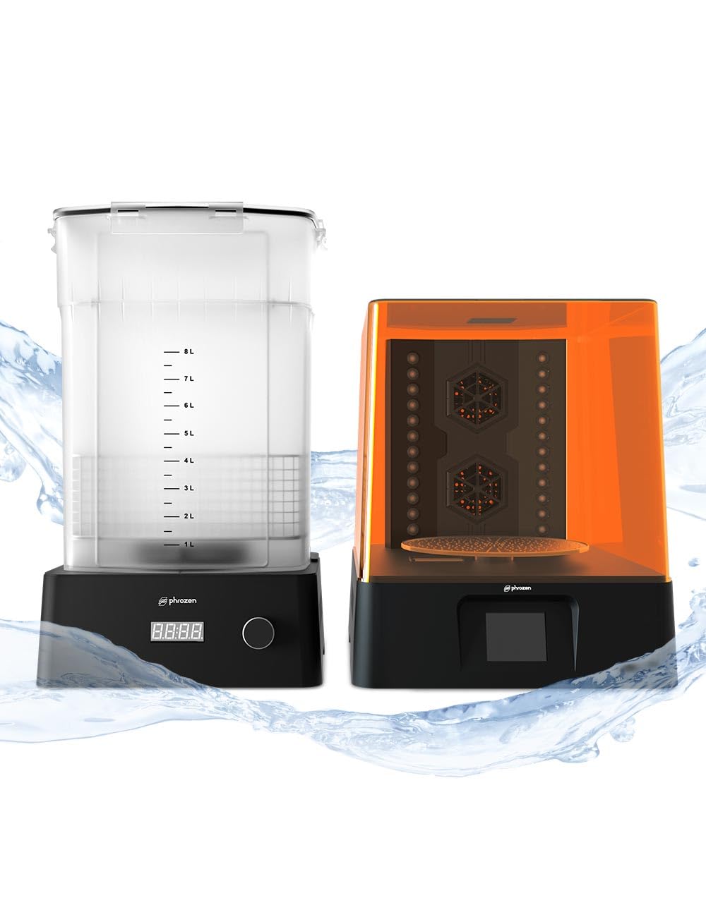 Phrozen Wash & Cure Kit | 8L Washing Maschine & UV Aushärtestation Reinigungsset | Waschstation mit