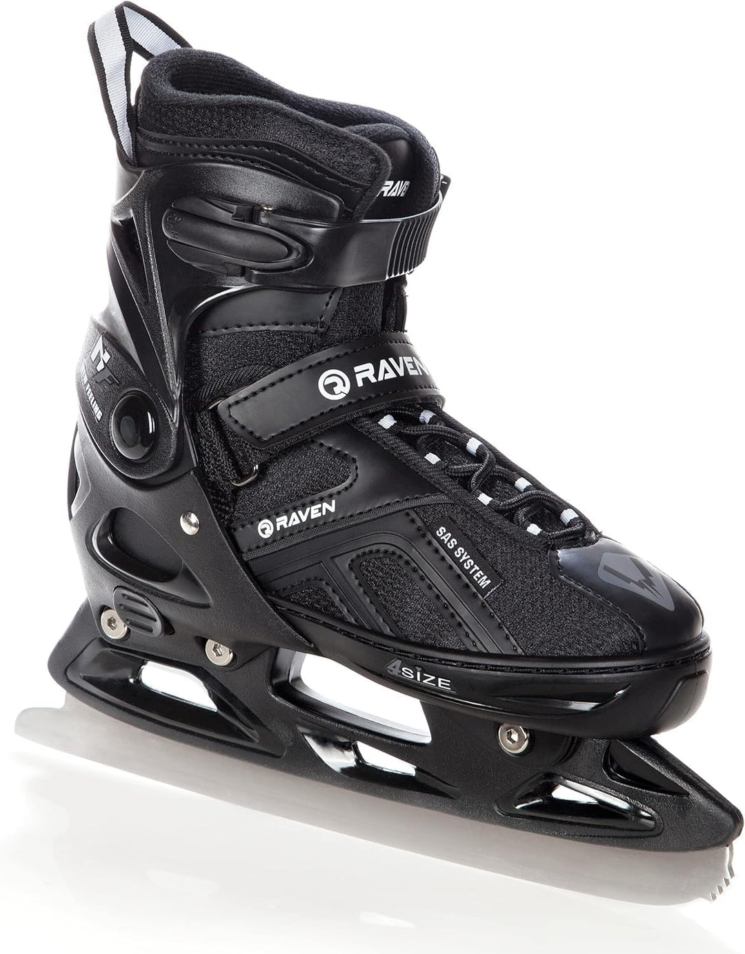Inlineskates Inliner Raven Pulse verstellbar optional als 2in1 Inlineskates/Schlittschuhe 37-40 (23,