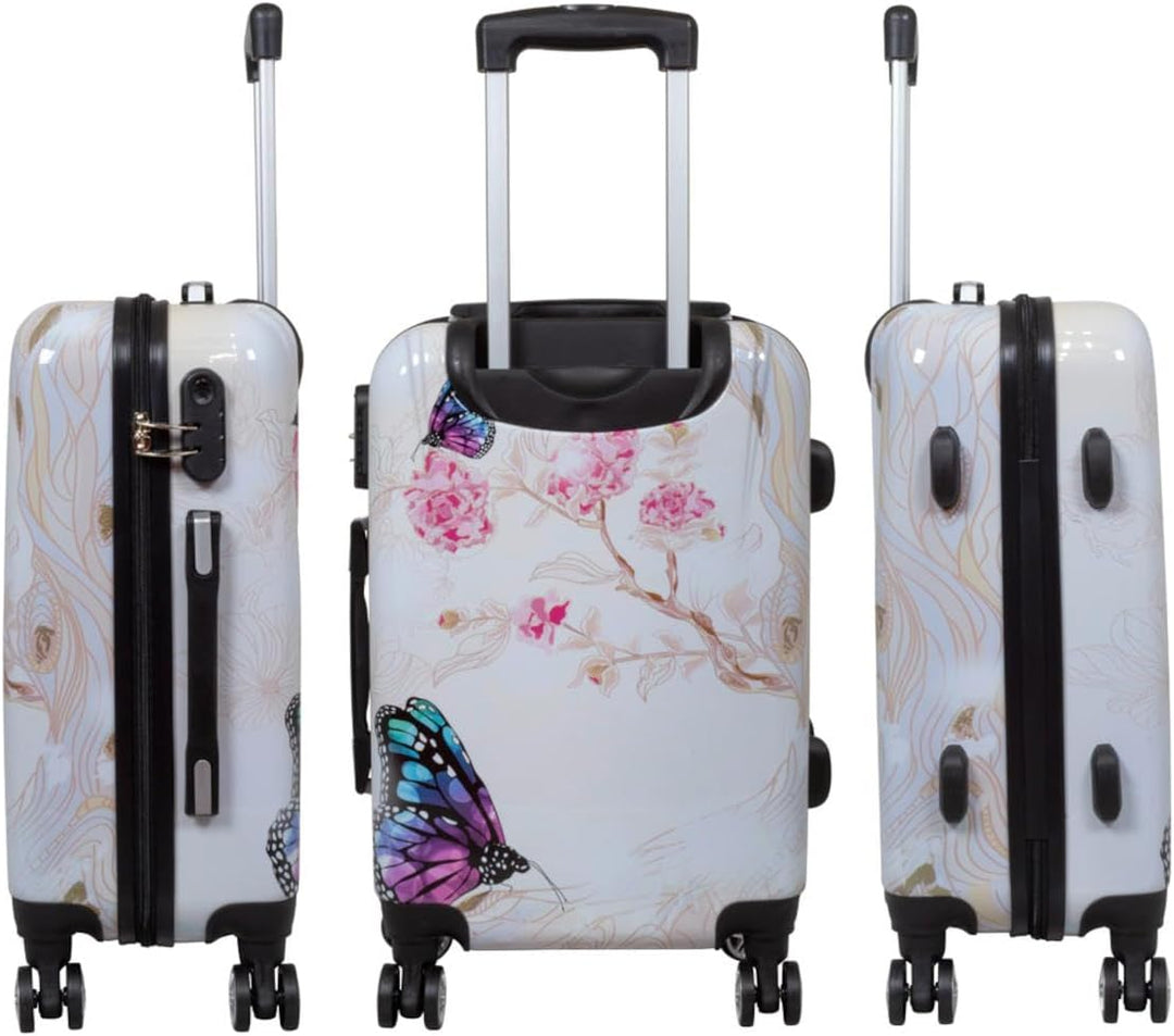 Kofferset Gepäckset Polycarbonat ABS Hartschalen Koffer 3tlg. Set Trolley Reisekoffer Reisetrolley H