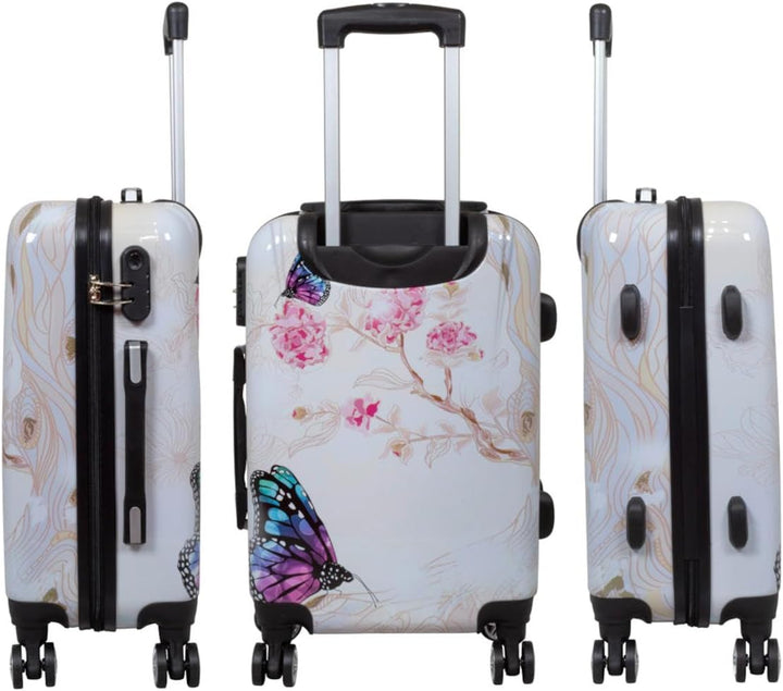 Kofferset Gepäckset Polycarbonat ABS Hartschalen Koffer 3tlg. Set Trolley Reisekoffer Reisetrolley H
