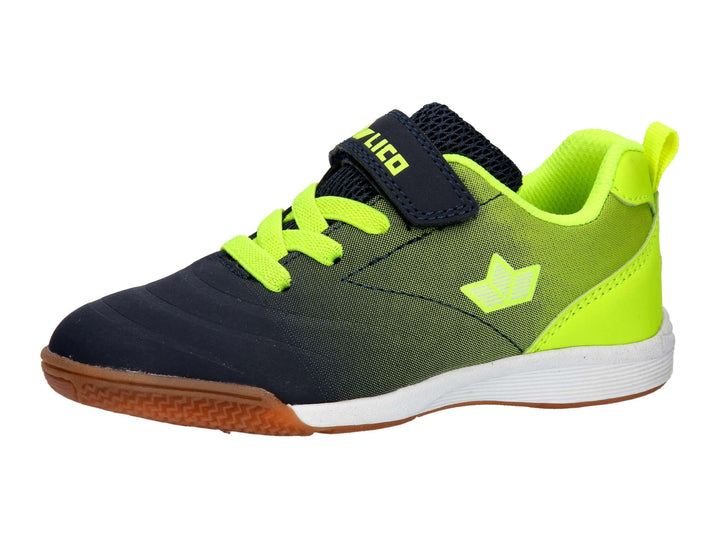 Lico Unisex Kinder Marlin Vs Hallenturnschuhe 28 EU Marine Lemon, 28 EU Marine Lemon