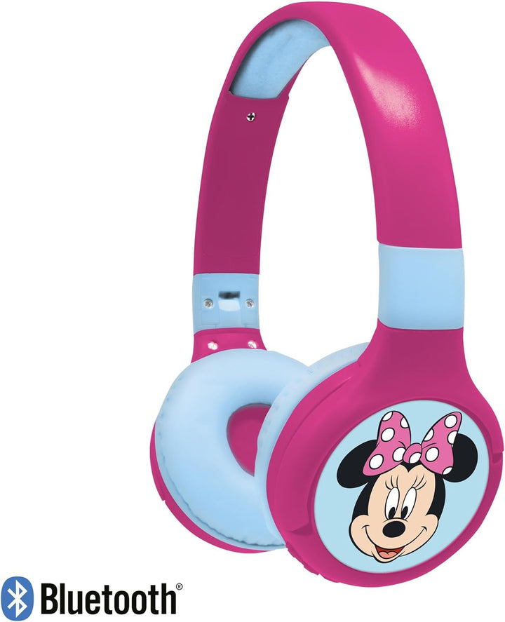 Lexibook - Disney Junior Minnie -2-in-1-Audio-Headset Bluetooth & Kabelgebunden mit Mikrofon und Ste