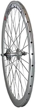 Woo Hoo Bikes Deep V 43 mm Fixie, Fixed Gear, Track, Single Speed Bike Wheels w. Flip Flop Hubs silb