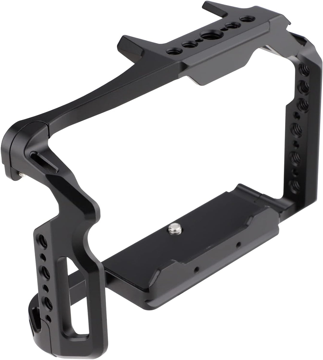 LEFTFOTO Kamera-Käfig, Kamera-Clip für Panasonic Lumix GH6, leichter Kamerakäfig mit integrierter Ar