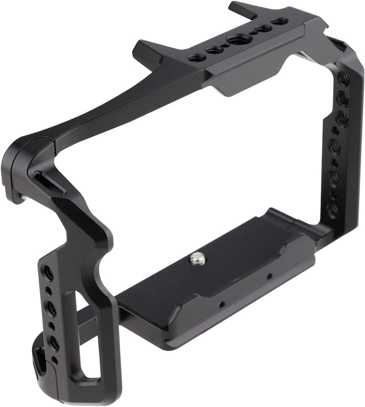 LEFTFOTO Kamera-Käfig, Kamera-Clip für Panasonic Lumix GH6, leichter Kamerakäfig mit integrierter Ar
