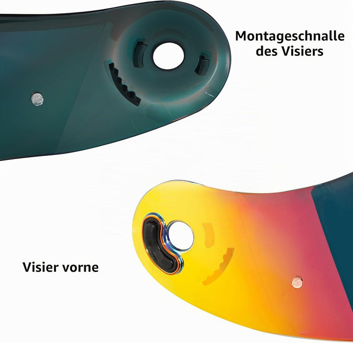 Helmvisier für Xlite Nolan X-803 X-802 X-702 X-661 X603,Motorradhelm Visier,Motorrad Windschutz Helm