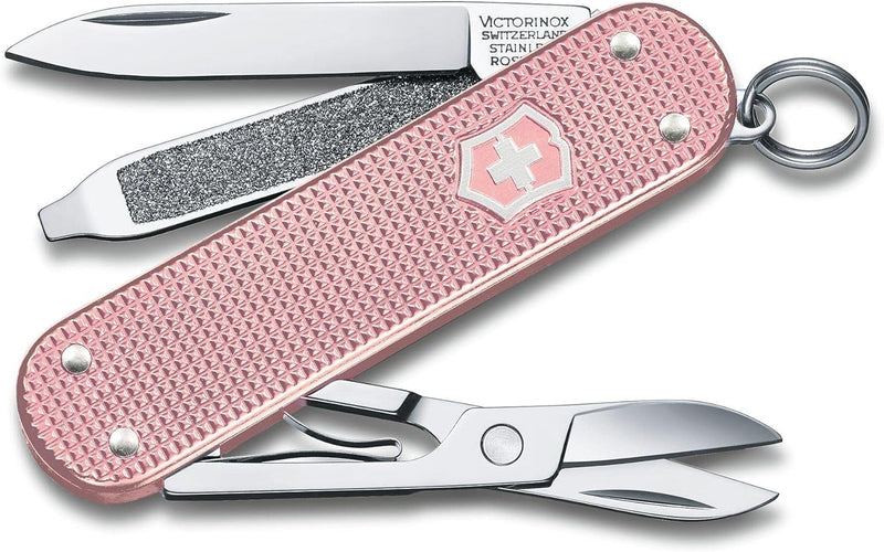 Victorinox, Schweizer Taschenmesser, Classic SD, Multitool, 5 Funktionen, Klinge, klein, Nagelfeile,