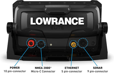 Lowrance Elite FS 9 Fischfinder mit 3-in-1 Active Imaging Wandler, vorgeladen, C-MAP Konturen+Grafik