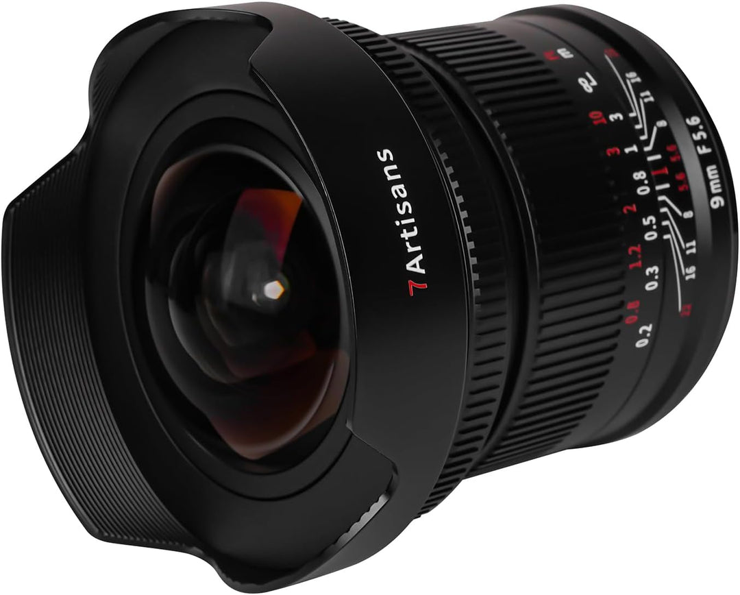 7artisans 9mm F5.6 Objektiv mit Nikon Z-Mount,Ultraweitwinkelobjektiv Full Frame Manuelles 132°Large