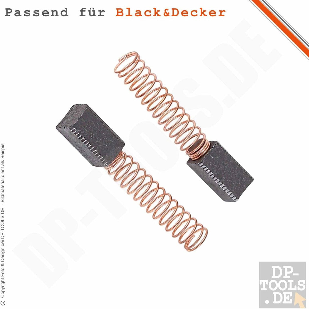 Kohlebürsten Kohlen für BLACK&DECKER KW 715 6,3x6,3mm 915068-01 2Stück