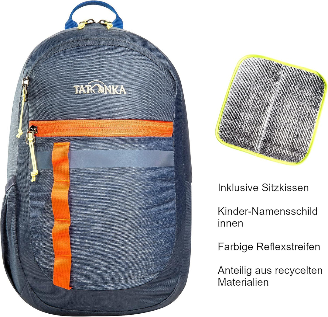 Tatonka Kinderrucksack City Pack JR 12 - Rucksack für Jungen und Mädchen ab 6 Jahren - Mit Reflexstr
