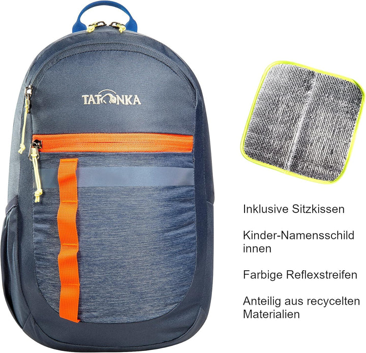 Tatonka Kinderrucksack City Pack JR 12 - Rucksack für Jungen und Mädchen ab 6 Jahren - Mit Reflexstr