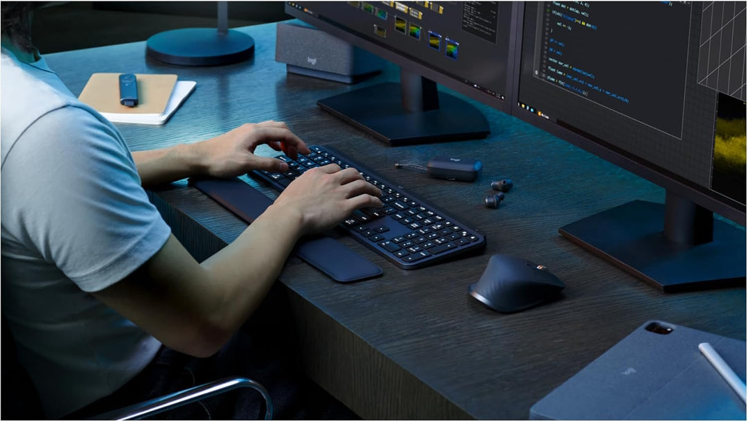Logitech MX Keys S - Graphit, Skandinavisches QWERTY-Layout